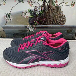 Reebok FuelFoam Womens Size 11 Gray & Pink Running Sneakers Comfortable Athletic